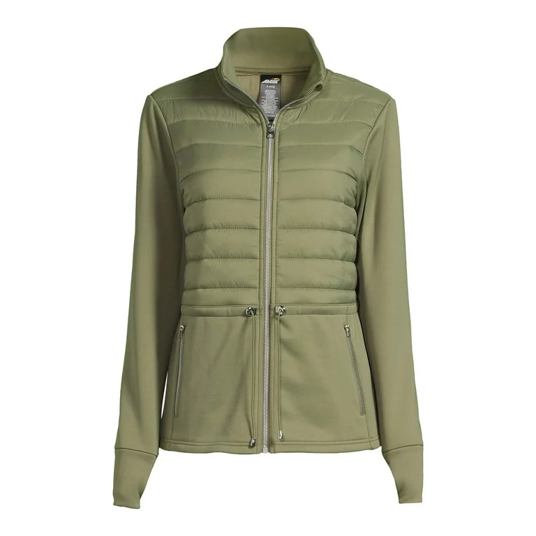 Avia Women's Mixed Media Jacket, Sizes XS-XXXL | Walmart (US)