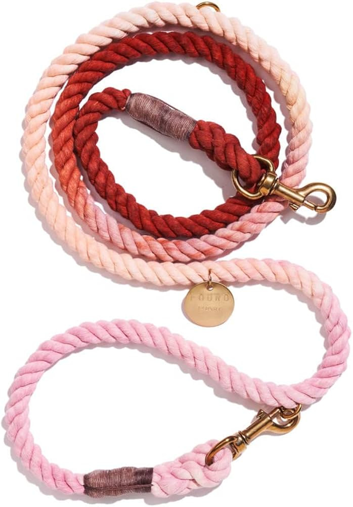 Found My Animal - The Original Arizona Cotton Rope Dog Leash (Small) - Adjustable Italian Solid B... | Amazon (US)