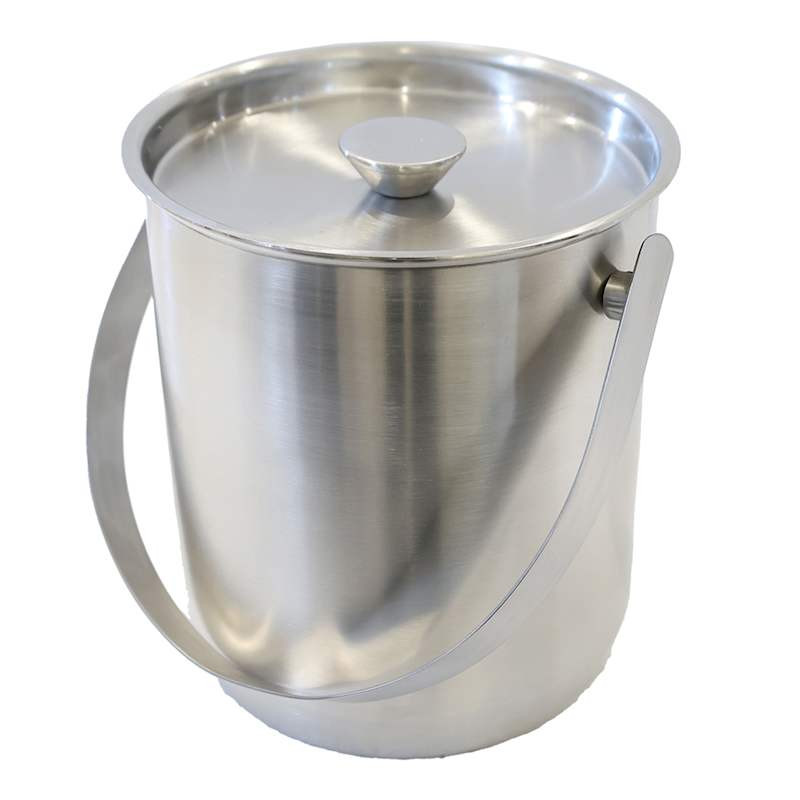 Matte Silver Ice Bucket, 2qt | At Home