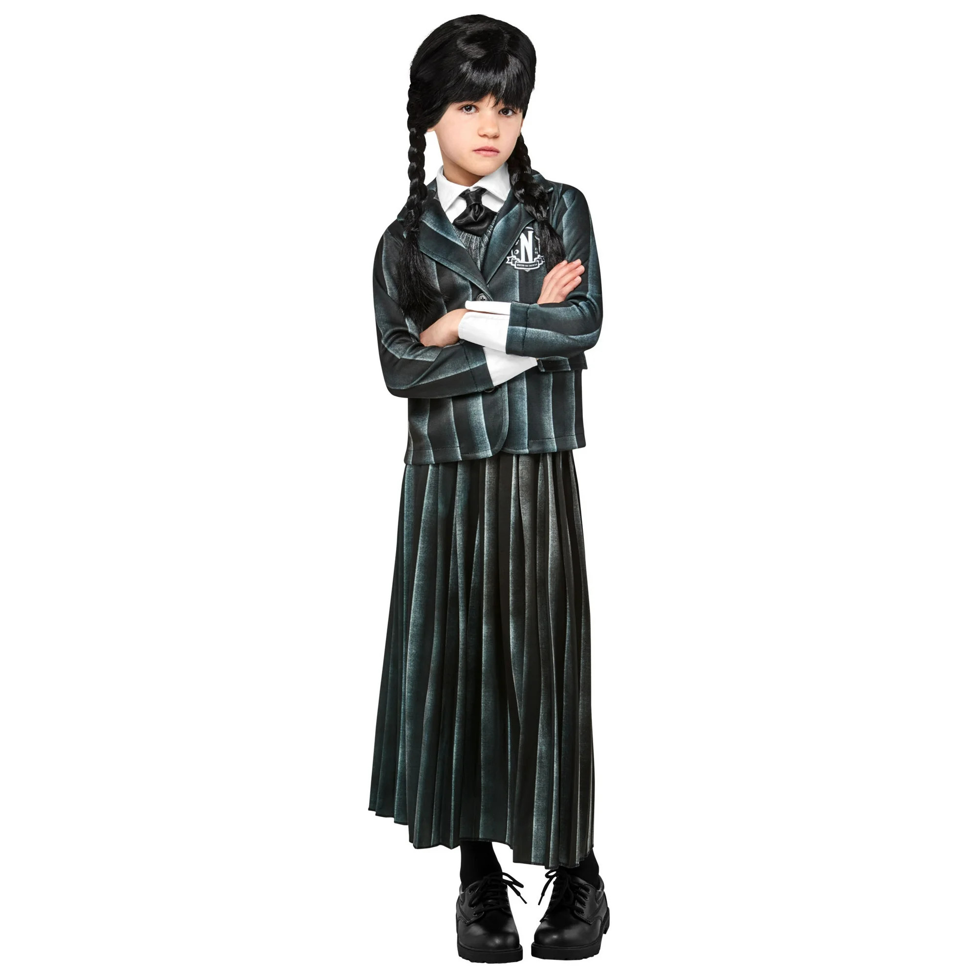 Wednesday Addams Girls Halloween Costume M by Rubies II - Walmart.com | Walmart (US)