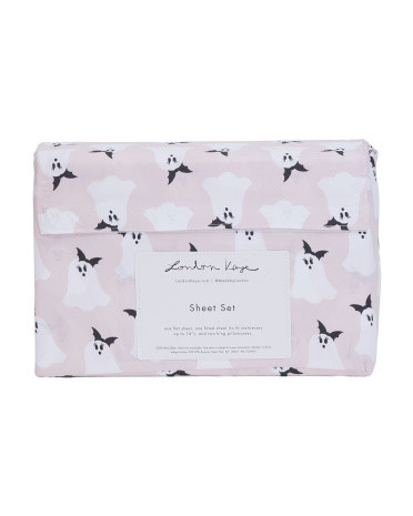 Pretty Ghost Sheet Set | TJ Maxx