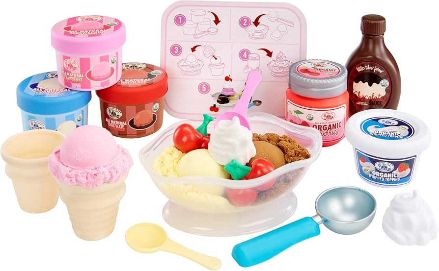 Little Tikes Creative Chefs Ice Cream Kit with Special Make-It! Mix Play Sand, 20 Accessories, Re... | Amazon (CA)