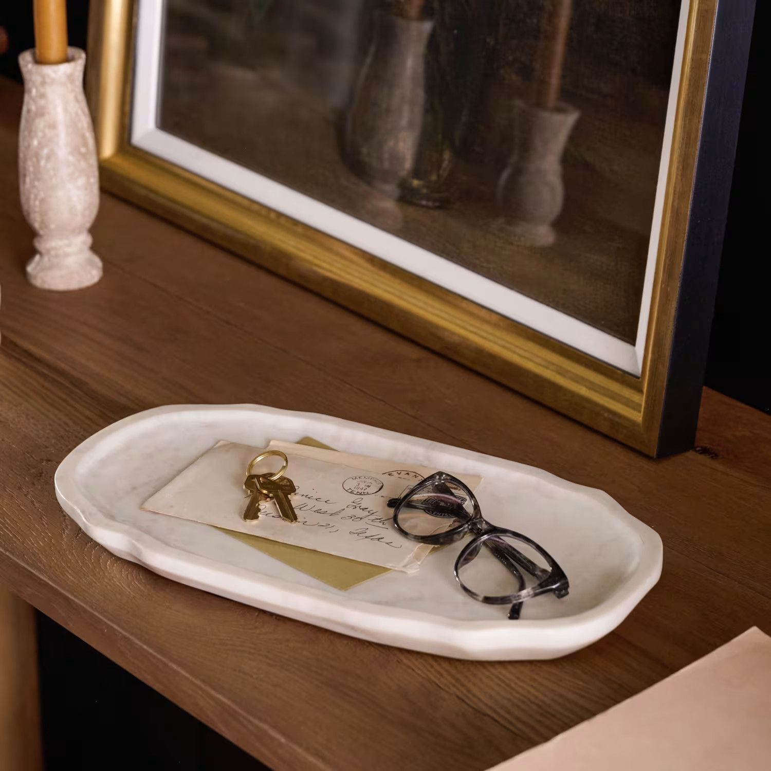 Brigitte Marble Tray | Magnolia