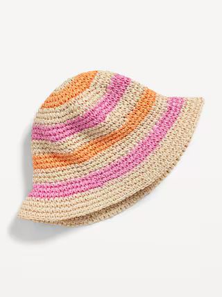 Unisex Bucket Straw Hat for Toddler | Old Navy (US)