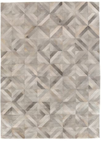Exquisite Rugs Natural Hide Hair on Hide 9933 Silver - Multi Area Rug | RugStudio.com