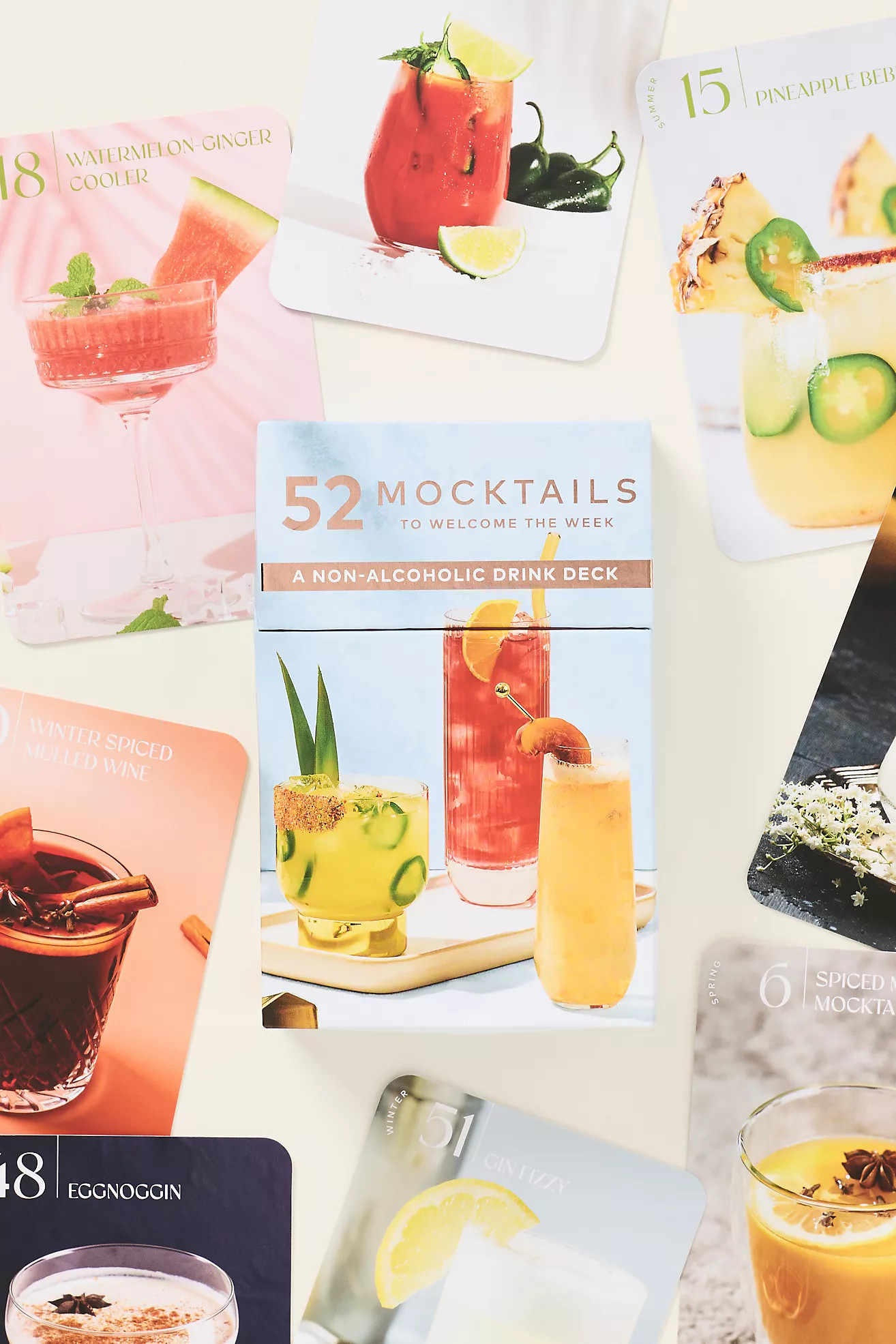 52 Mocktails to Welcome the Week Recipe Card Deck | Anthropologie (US)