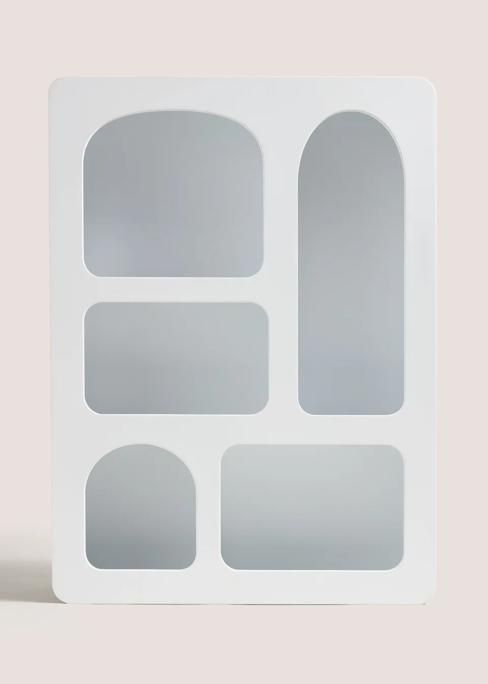 White Multilayer Cove Shelf (40cm x 18cm x 54cm) | Matalan (UK)