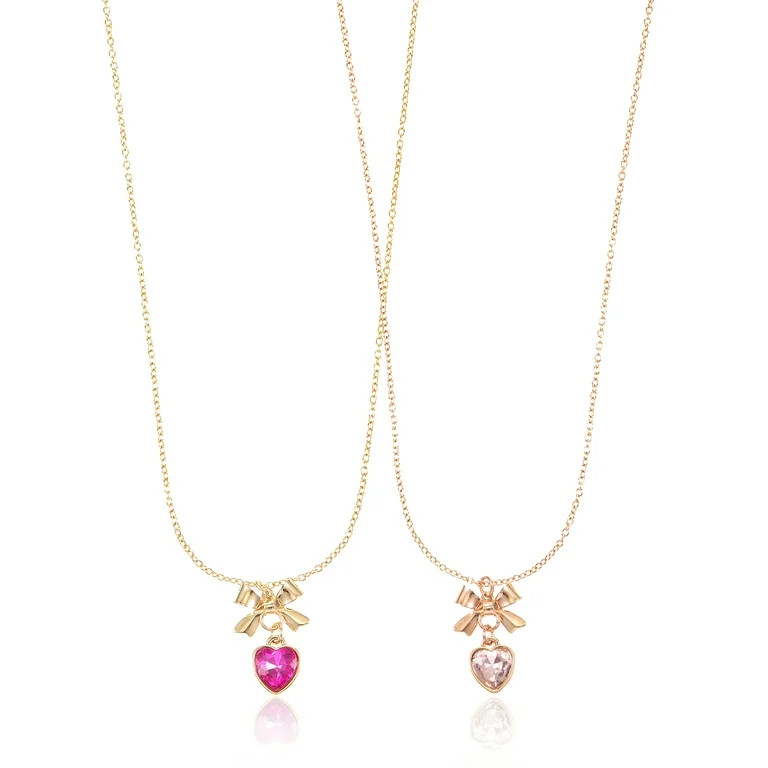 Way to Celebrate Valentine's "Wear-One-Share-One" Heart Necklaces, 2 Pieces | Walmart (US)