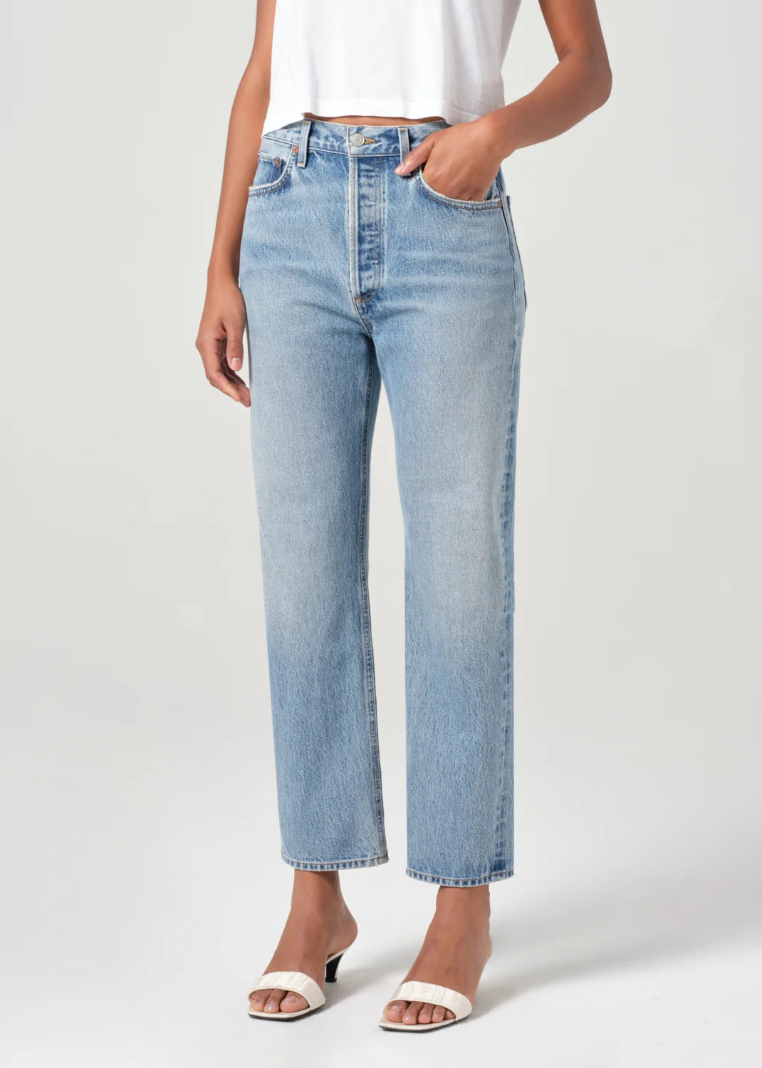 90's Pinch Waist Crop in Stage | AGOLDE