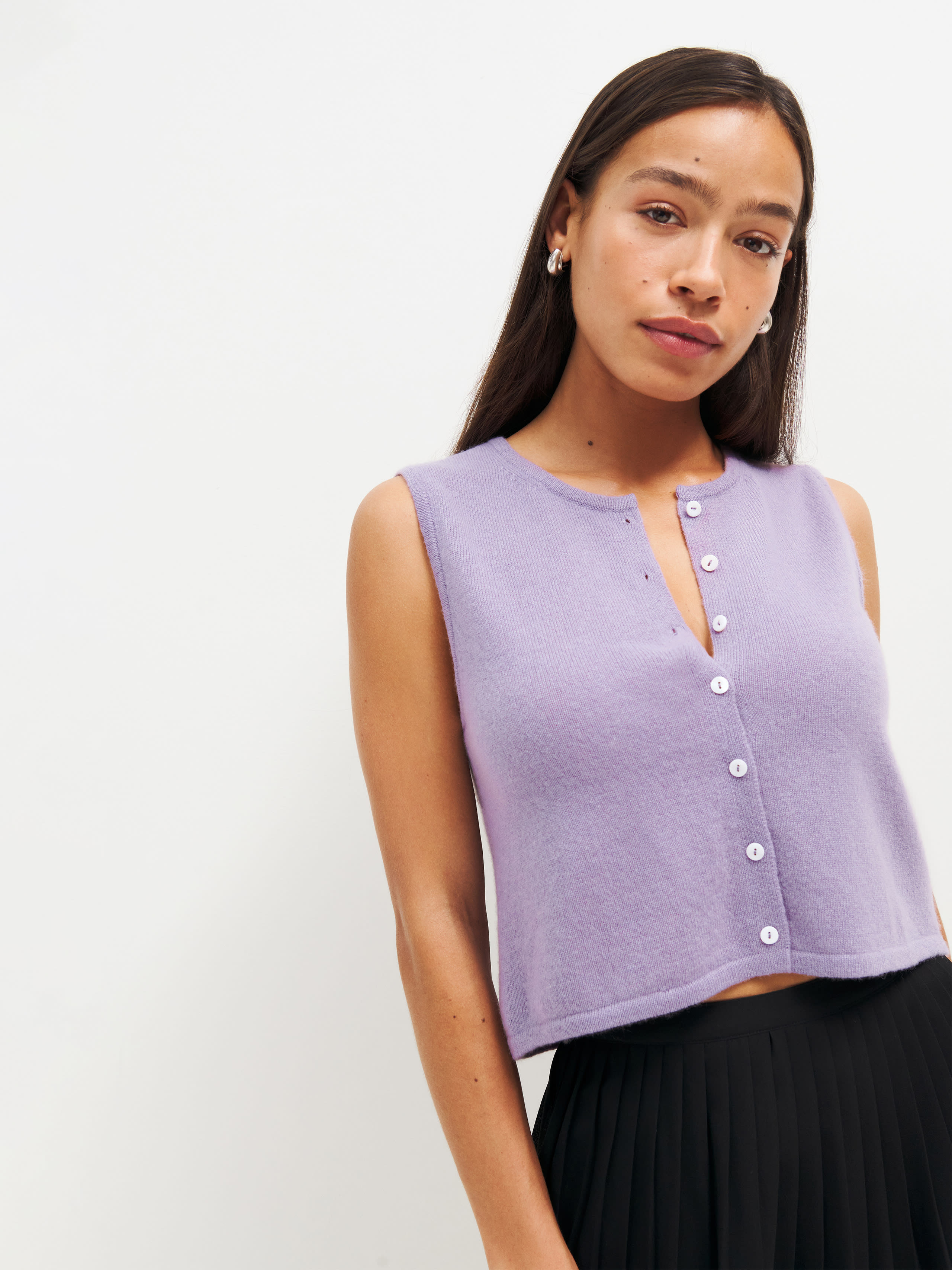 Jace Cashmere Cropped Sweater | Reformation (Global)