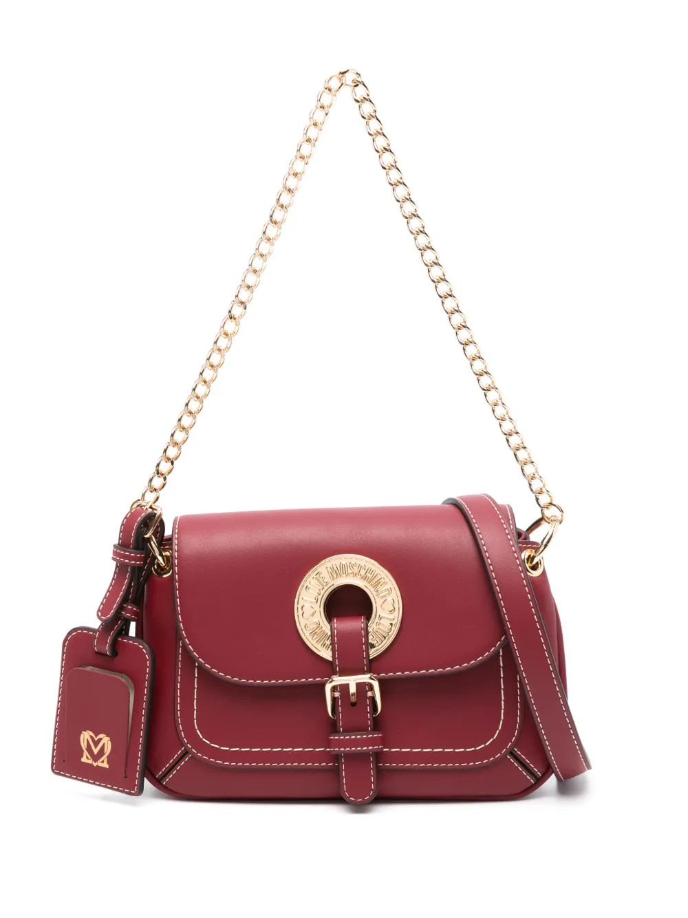 Love Moschino logo-eyelet Shoulder Bag - Farfetch | Farfetch Global