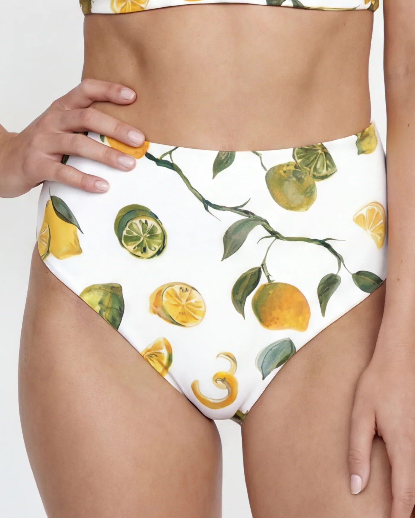 Vanessa Reversible High Waist Bottom in Slice of Life | Hermoza