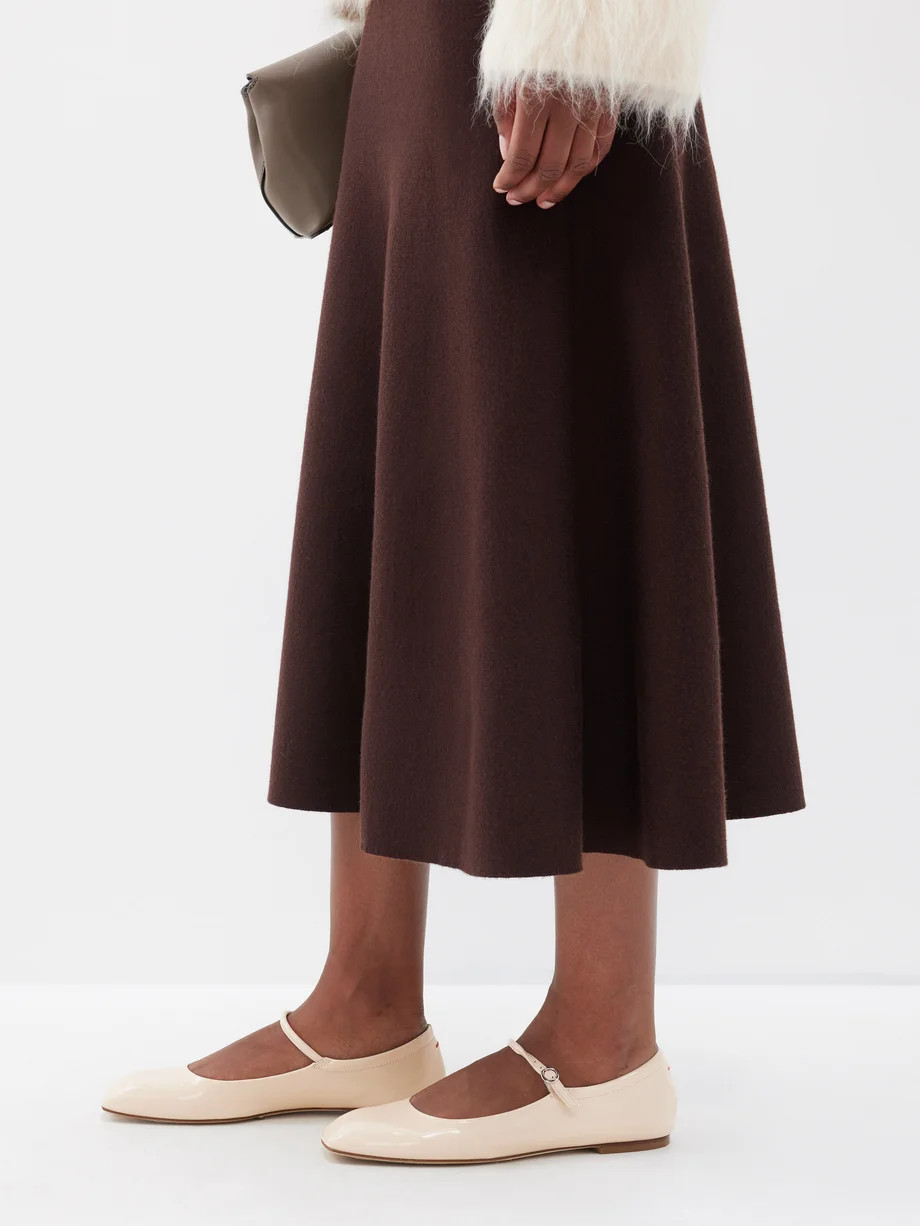 Uma square-toe patent-leather Mary Jane flats | Aeyde | Matches (US)