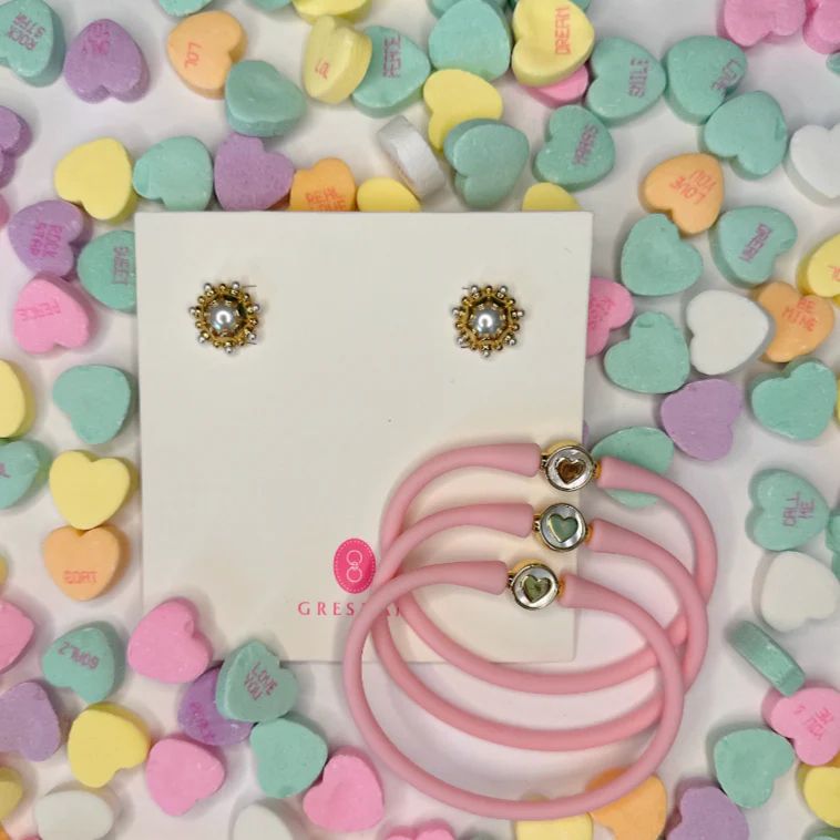 Hearts and Perla Stud Gift Set | Gresham Jewelry