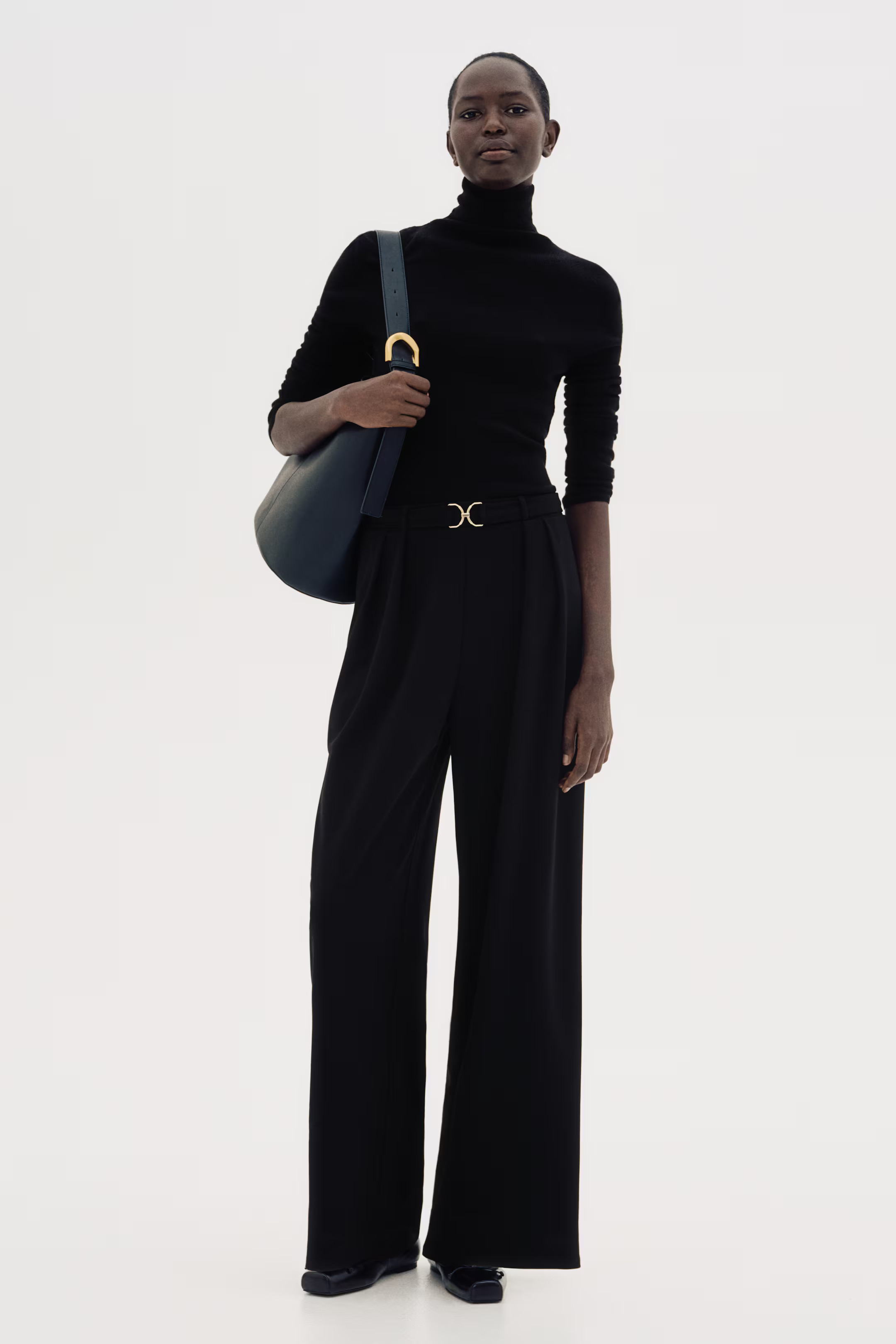 Buckle-detail Dress Pants | H&M (US + CA)