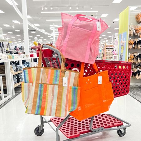 Perfect summer tote. Just $8. Need I say more?!? 😍🔥🤩😱 We’re loving the colors and the style of these summer totes!!! They’d be perfect for the pool or for toting groceries! 🫶🏼

#LTKstyletip #LTKsalealert #LTKitbag