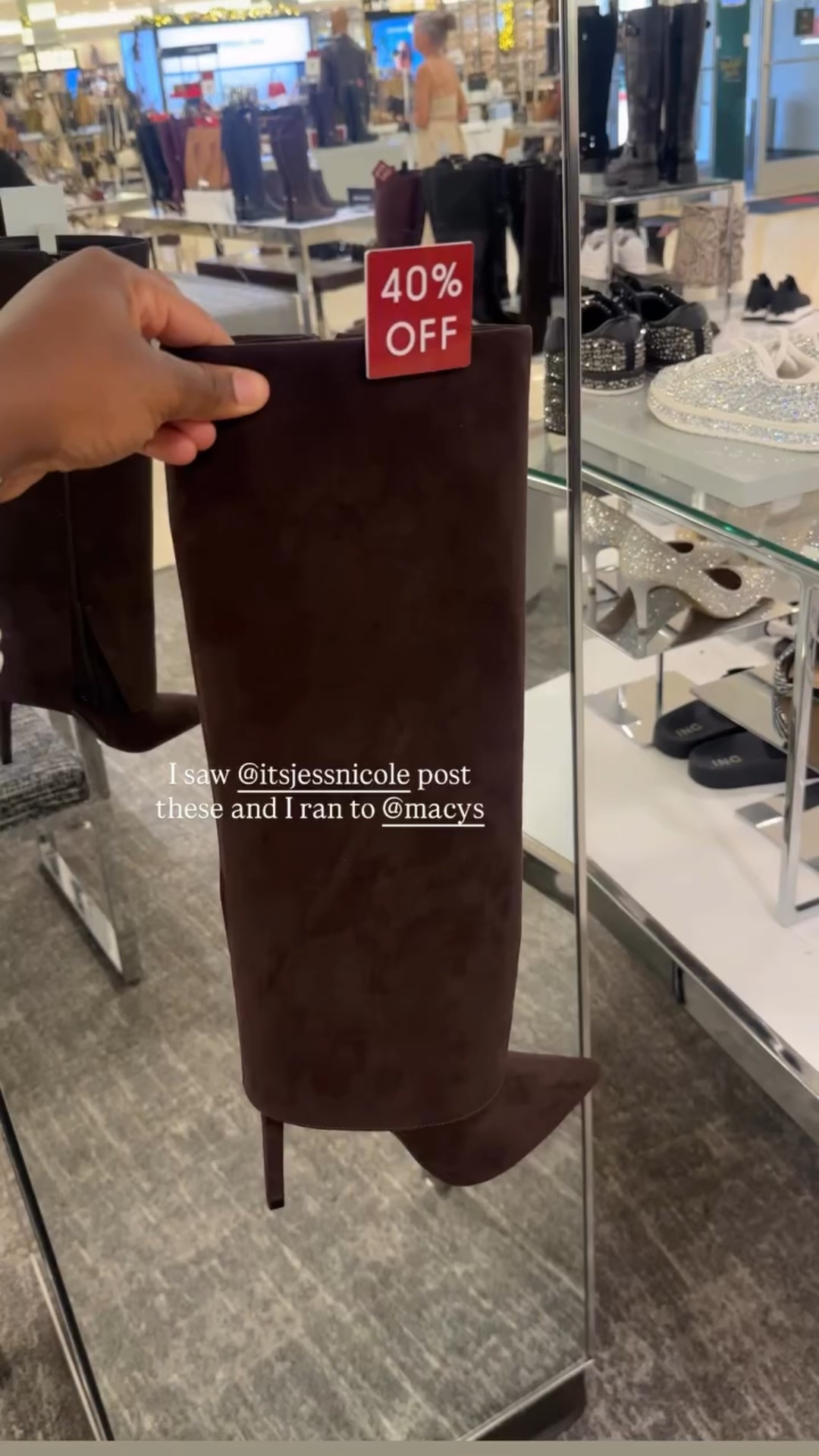 I saw @itsjessnicole post these and I ran to @macys