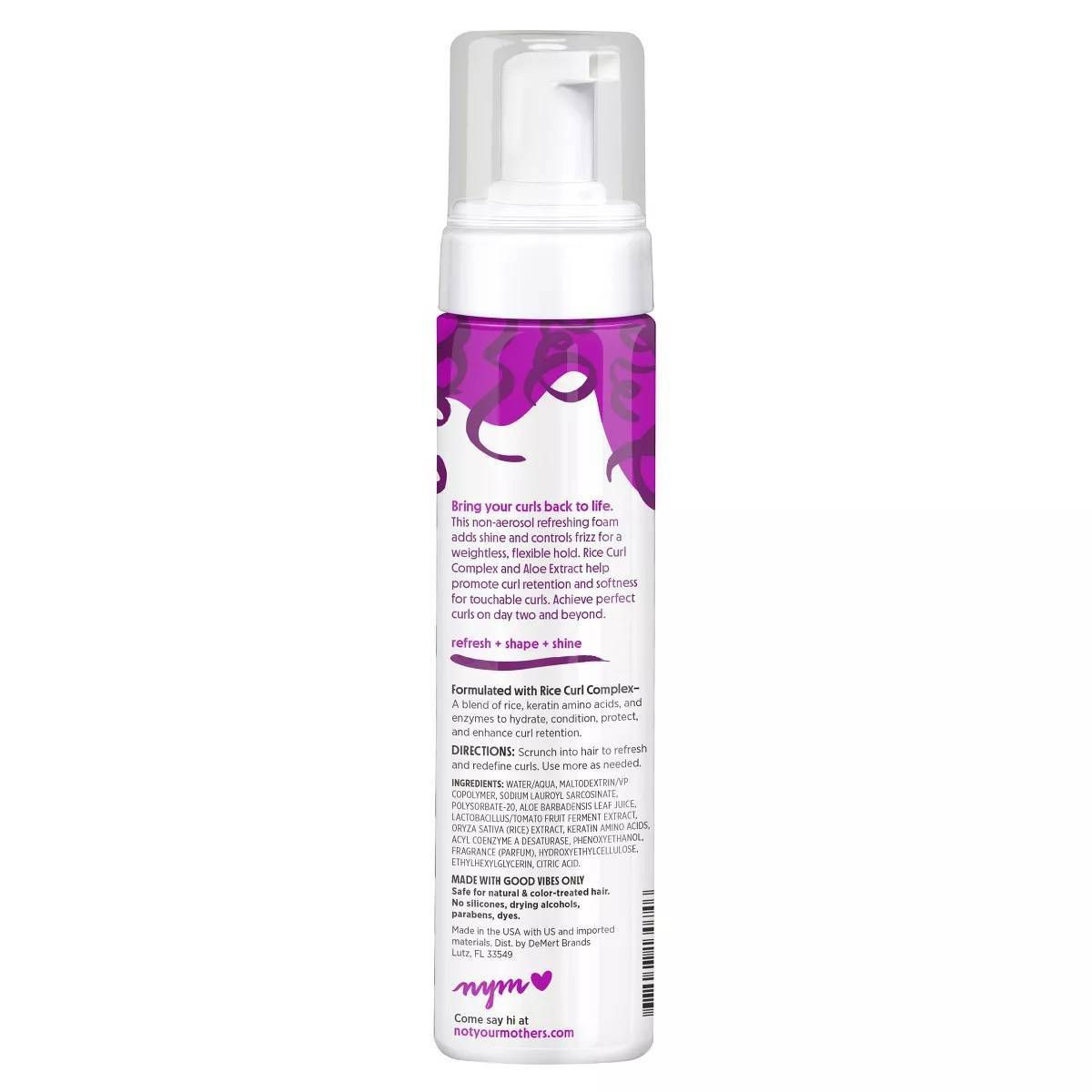 Not Your Mother's Curl Talk Refreshing Curl Foam - 8 fl oz | Target