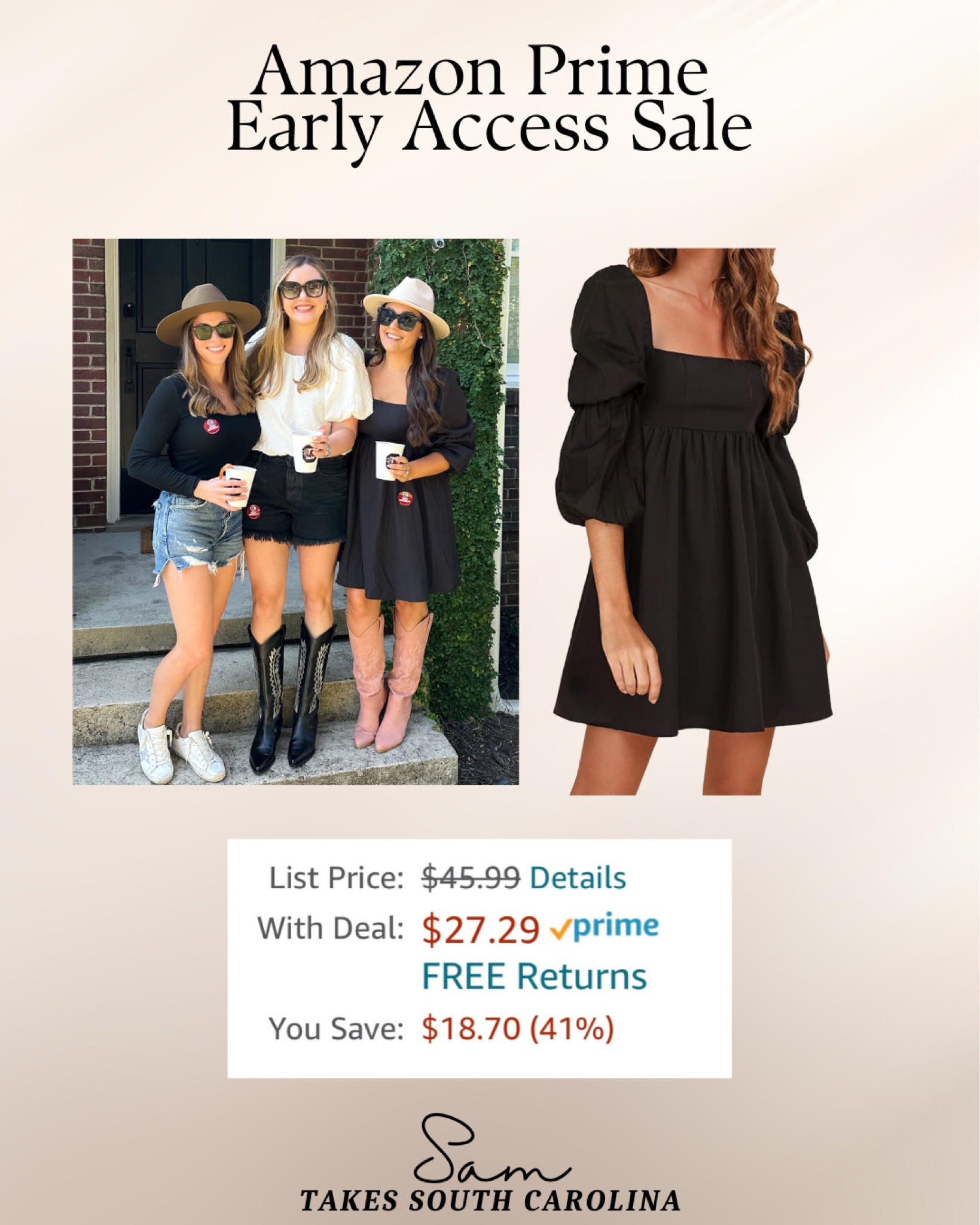 Prime Day Early Access Sale


Fall fashion dress
Little black dress 
Sale alert

#LTKsalealert #LTKSeasonal #LTKunder50