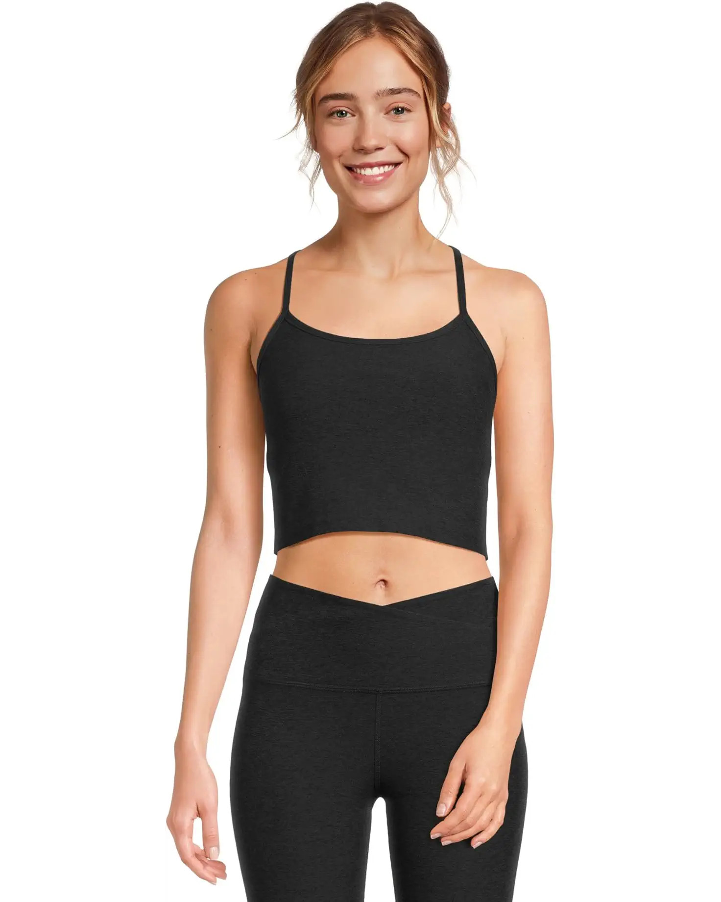 Women's Beyond Yoga Spacedye Slim Racerback Cropped Tank | Zappos.com