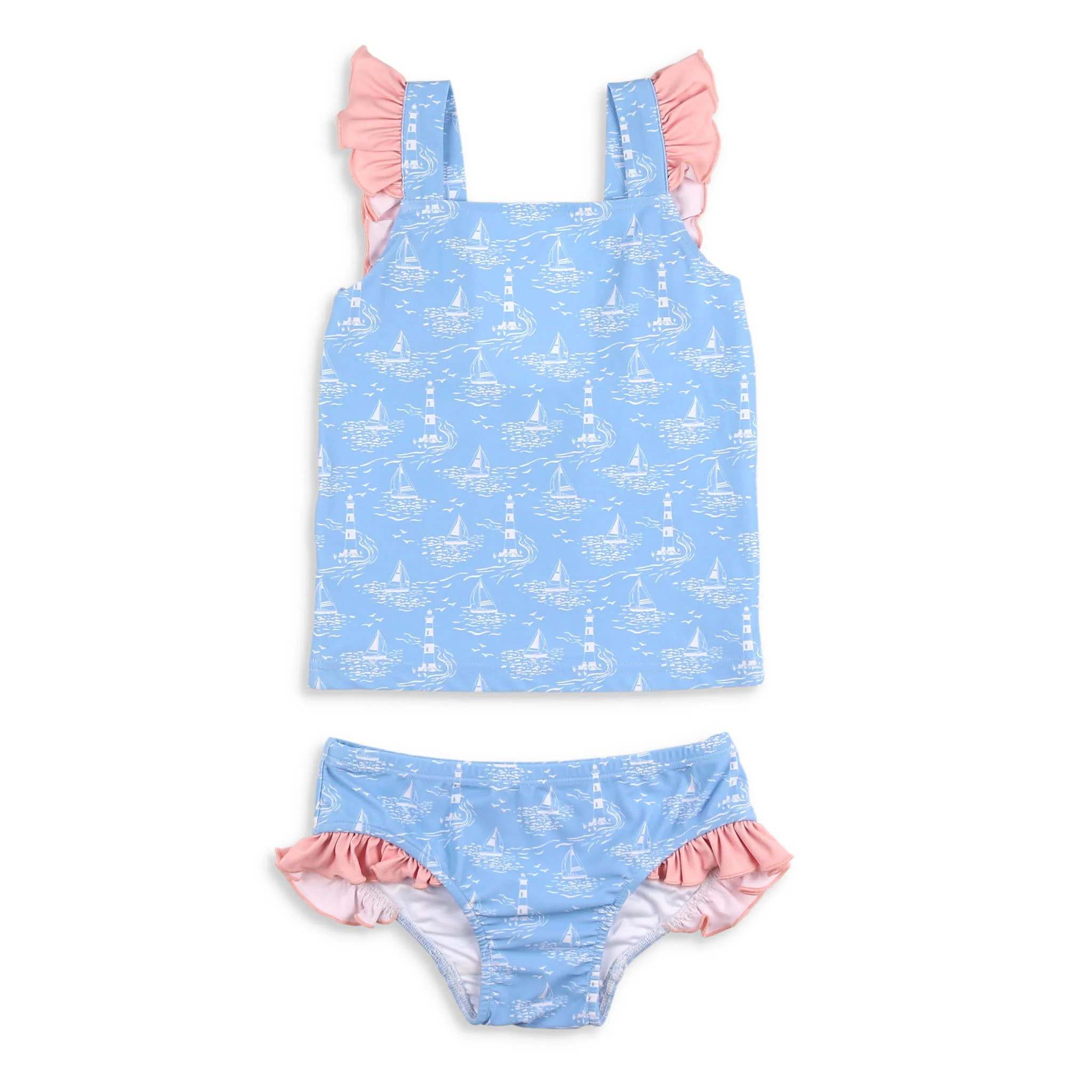 Girls Morris Island Tankini - Shrimp and Grits Kids | Shrimp and Grits Kids