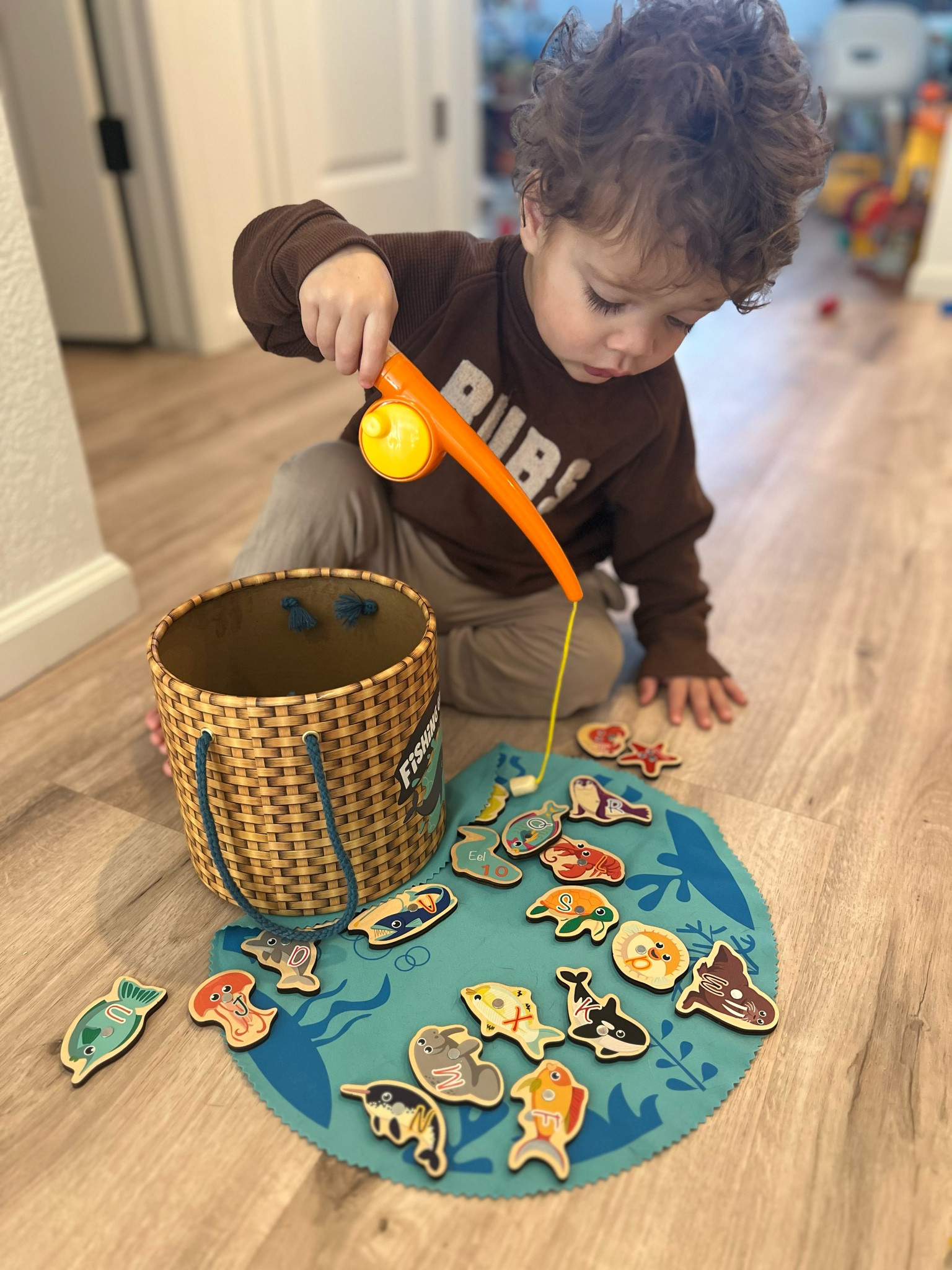 Toddler fishing game educational 

#LTKKids #LTKFamily