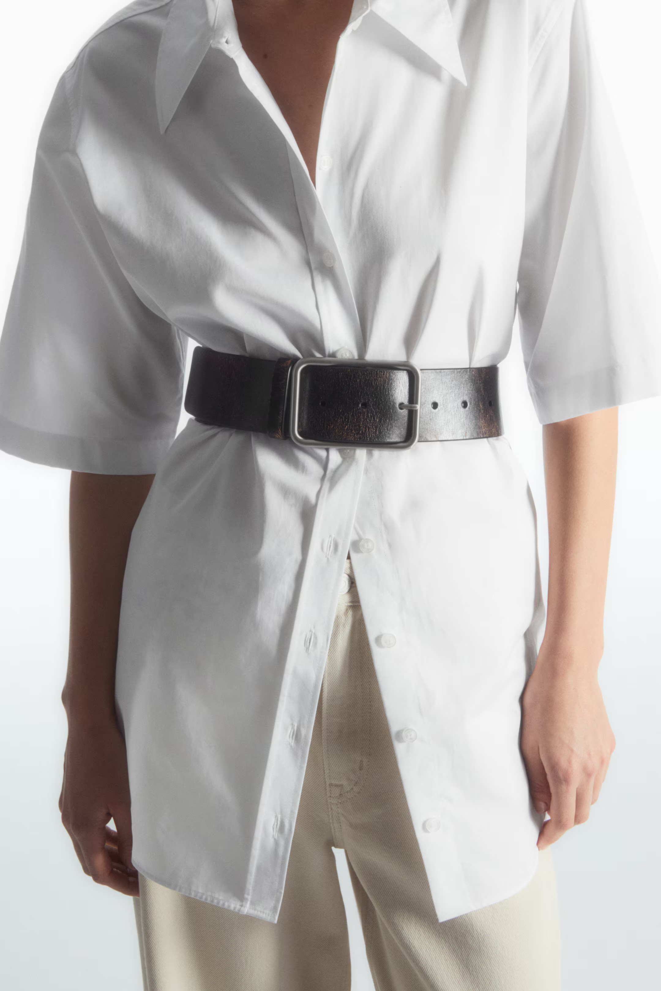 WIDE LEATHER HIP BELT | H&M (UK, MY, IN, SG, PH, TW, HK)
