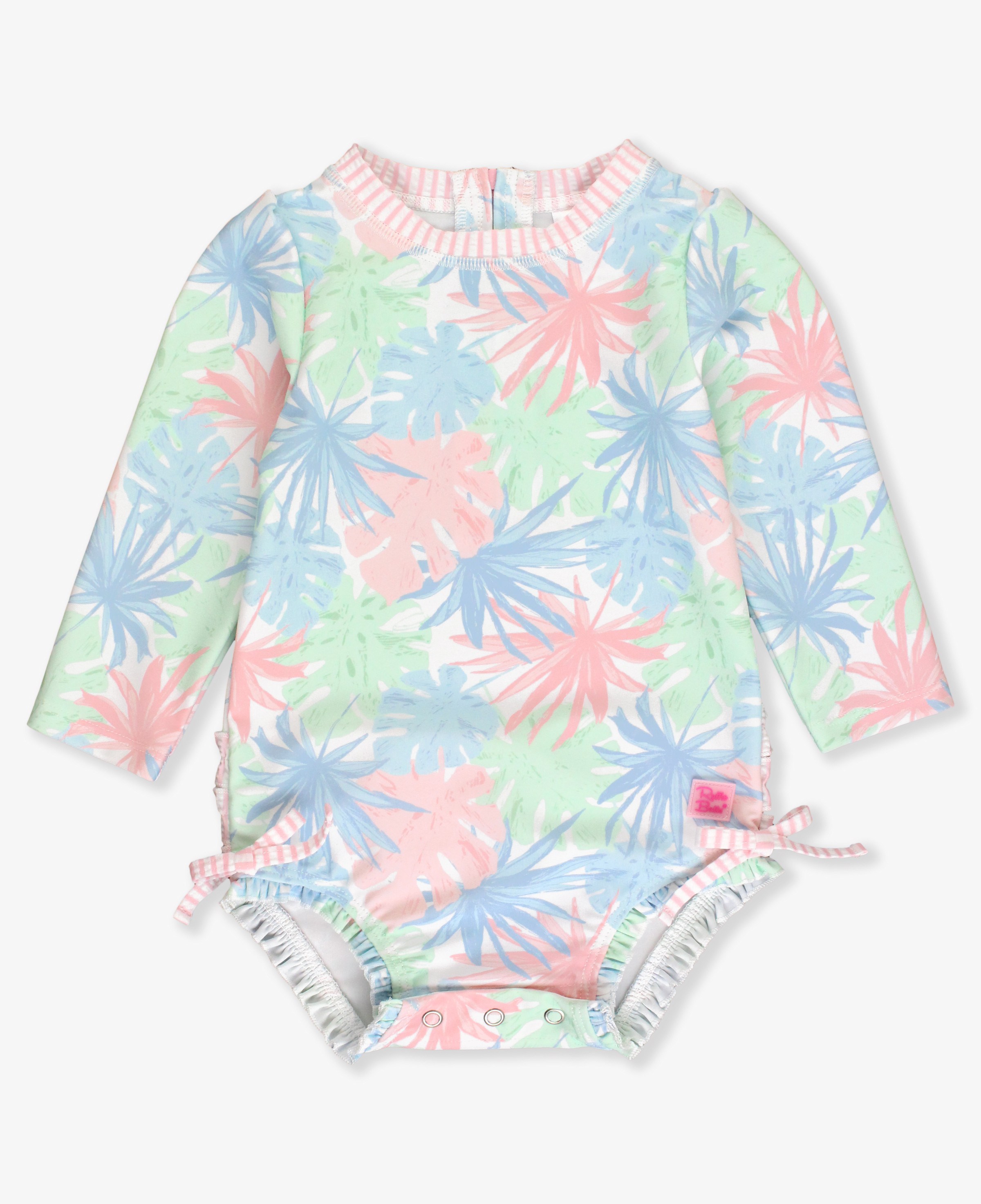 Long Sleeve One Piece Rash Guard | RuffleButts / RuggedButts