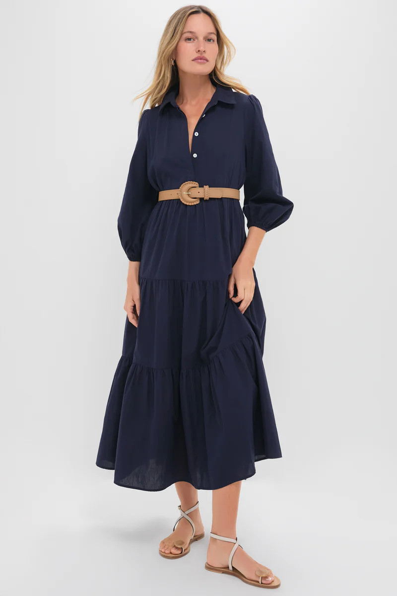 Navy Mabel Maxi Dress | Tuckernuck (US)