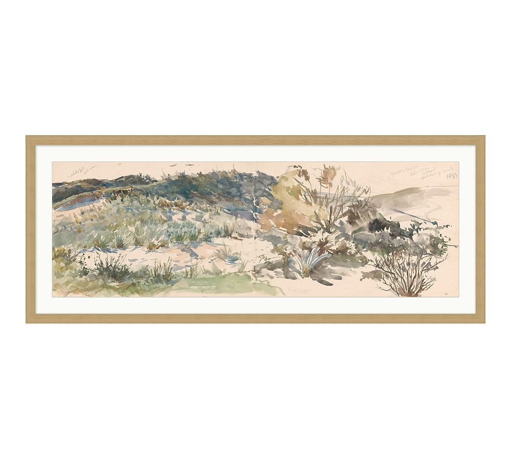 Watercolor Flora Study Framed Print | Pottery Barn (US)