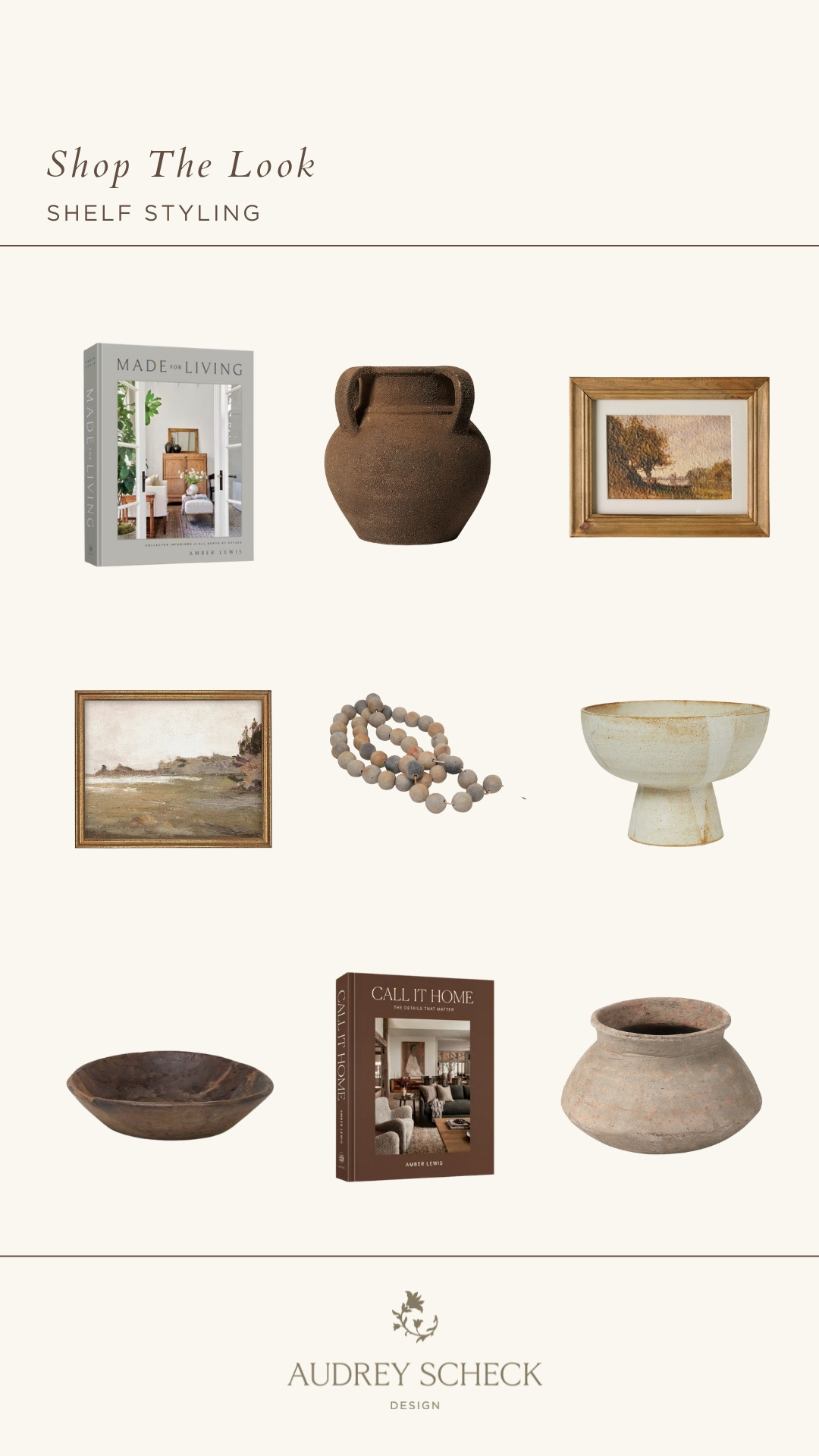 Shop some of Audrey's favorite pieces for styling shelves! 

 #LTKHome #LTKSaleAlert #LTKStyleTip