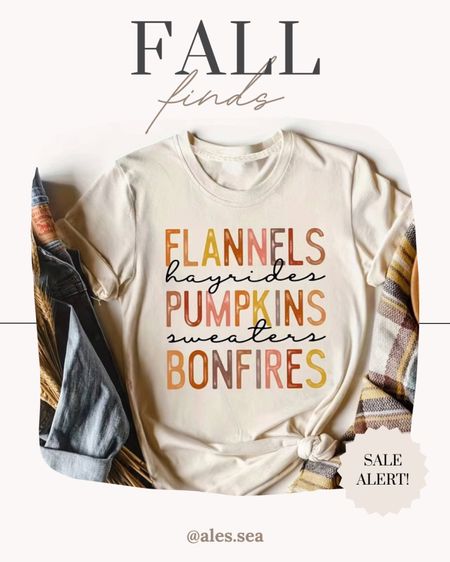Fall fashion sale alert t shirt flannels pumpkins bonfire temu 

#LTKSeasonal #LTKeurope #LTKsalealert