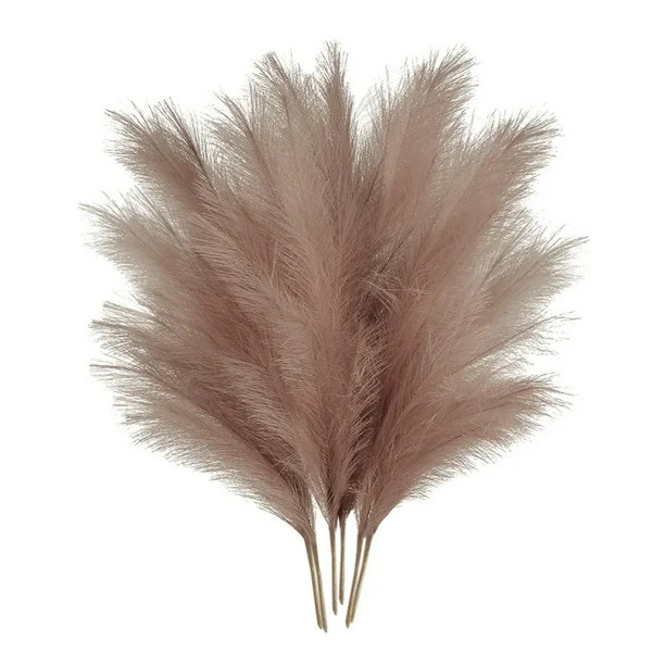 6 Pcs Pampas Grass,Dried Pompous Grass Pompass Branches for Vase Flower Arrangement Wedding Kitch... | Walmart (US)