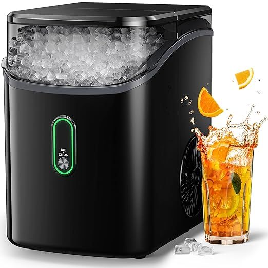 Silonn Nugget Ice Maker Countertop, Pebble Ice Maker with Soft Chewable Ice, One-Click Operation ... | Amazon (US)