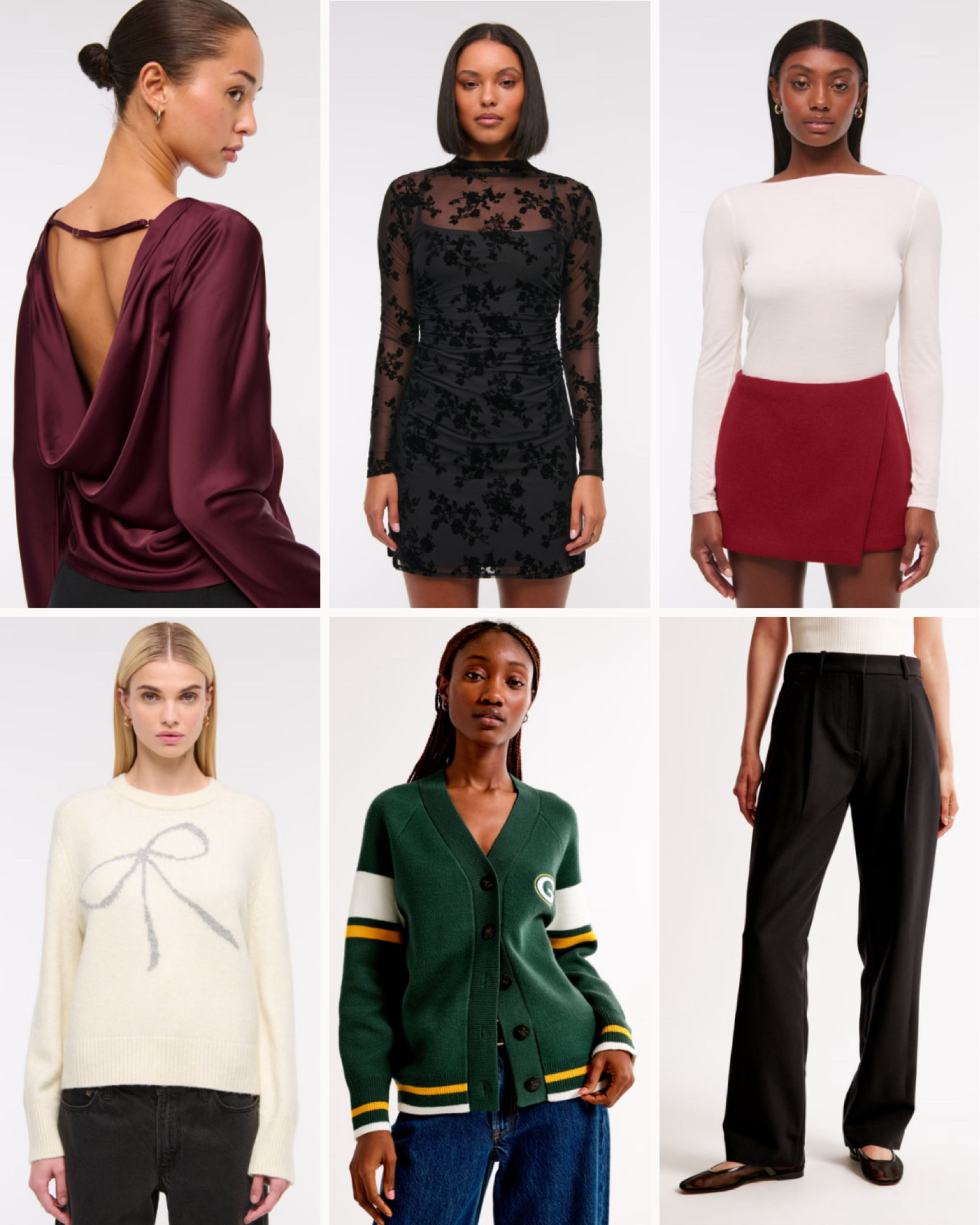 Class it up this holiday season with one of these new looks. Plus, check out these NFL sweaters. Go Packers! 

Holiday bow sweater
Holiday long sleeve dress
Packer sweater 
Black pants



#LTKHoliday #LTKParties