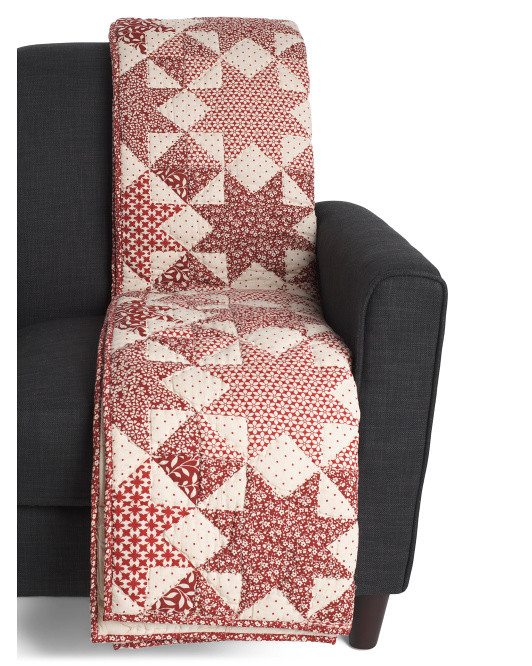 Oversized Quilted Star Throw | TJ Maxx