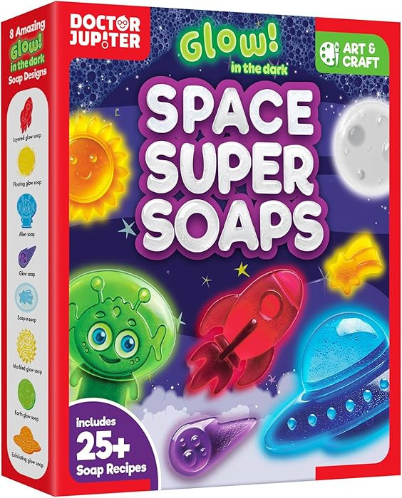 Doctor Jupiter Space Super Soaps - Soap Making Kit for Kids Ages 4+ | Science Kit for Kids 4-5-6... | Amazon (US)