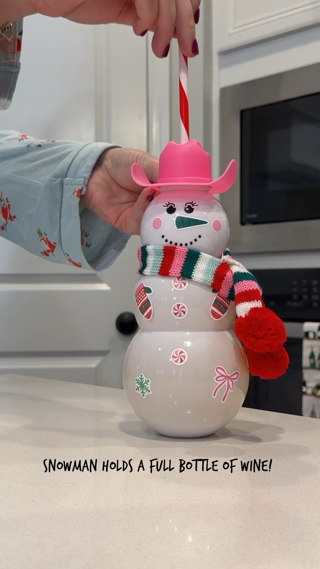 Decorate your snowman then fill him up with a bottle of wine! These holiday cups from Packed Party are perfect for solo nights or parties with friends! Christmas lights cups

#LTKHoliday