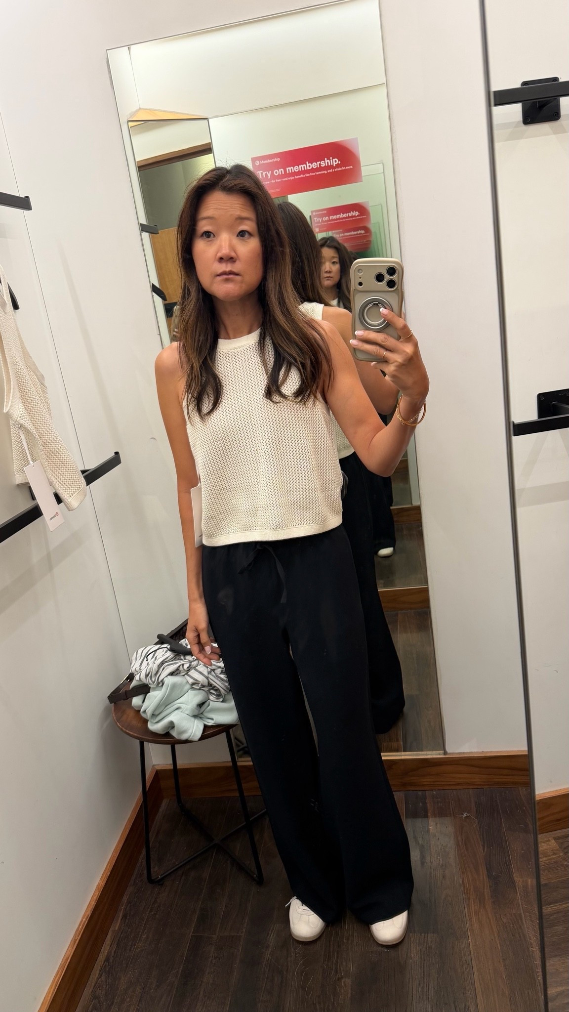 Love this boxy fit and material on this top! Wearing an XS in the top and bottom which are the viral Aritzia linen pants. Such a nice drape and never wrinkles I’m 5’5 and it barely hits the ground. Perfect travel outfit

#LTKSaleAlert #LTKmomlife #LTKTravel