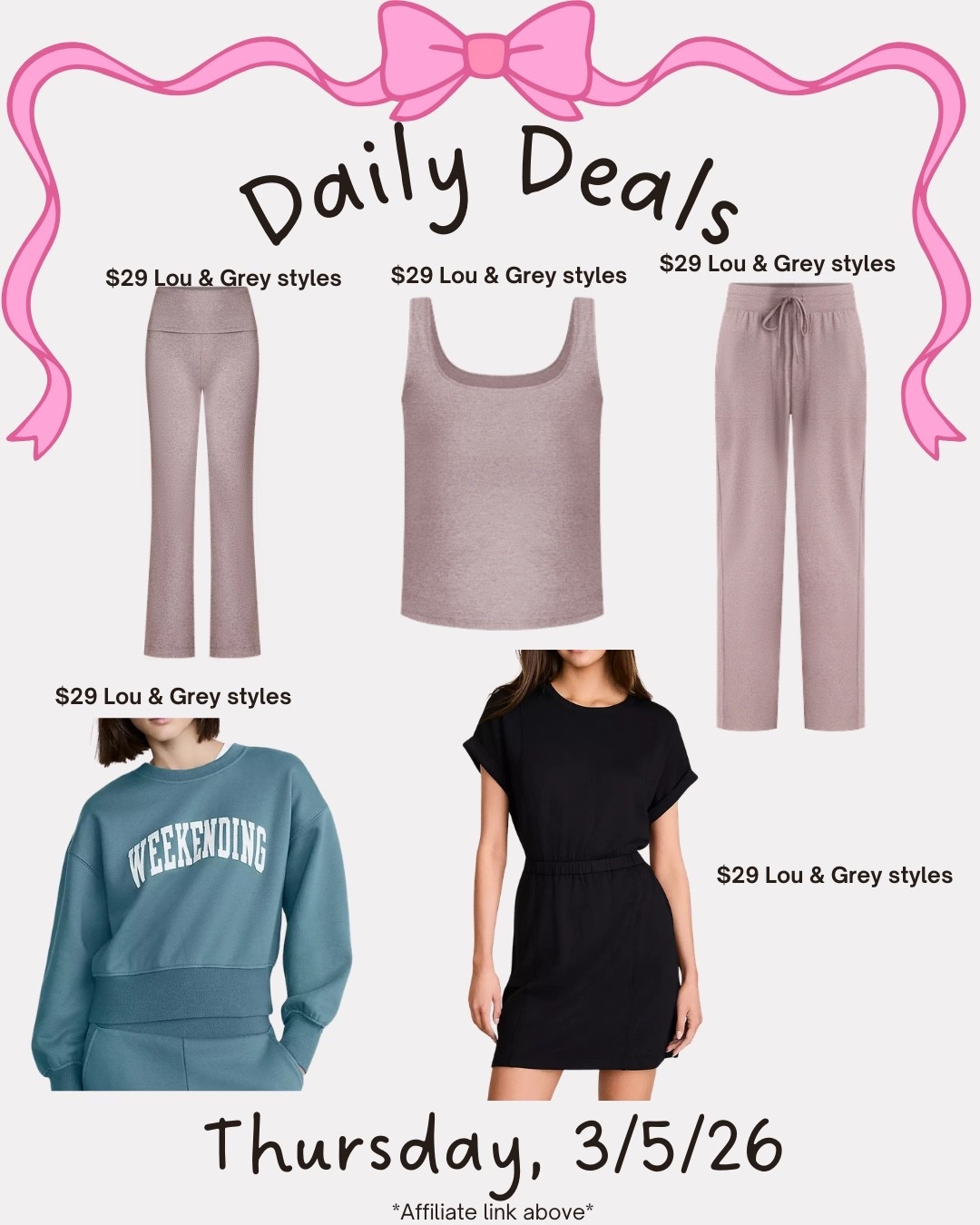 Lou & grey $29 styles!! 

#LTKSaleAlert #LTKMidsize #LTKSeasonal