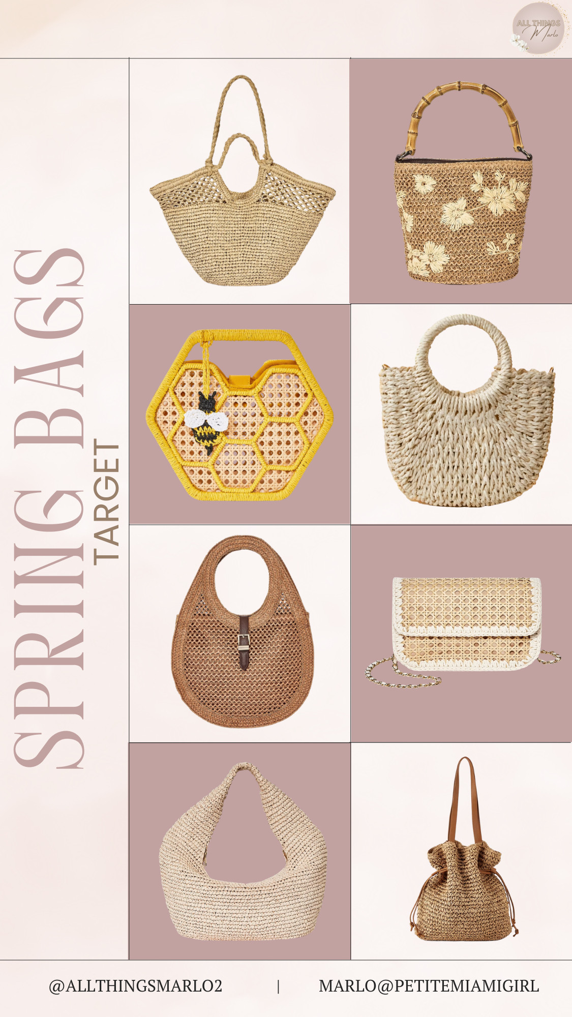 Target spring bags. 

 #LTKSpringSale #LTKWorkwear #LTKTravel