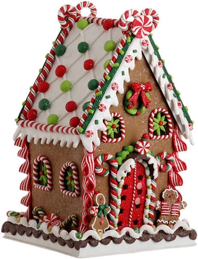 RAZ Imports 13.5 in. Gum Drop Gingerbread House | Amazon (US)