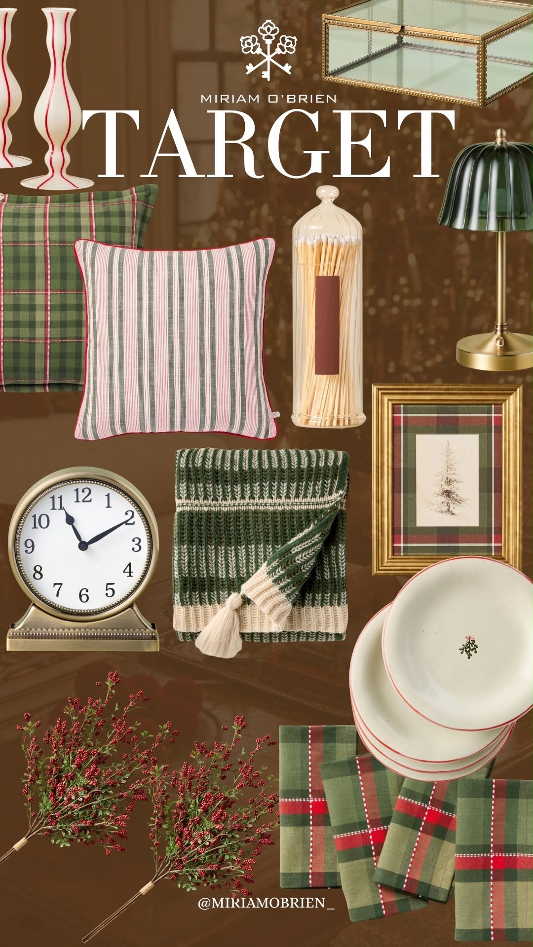 Target understood the assignment. 🤎🎄 These Target finds are giving classic, cozy, vintage-inspired Christmas—and I am OBSESSED.

From plaid accents and cozy textiles to beautiful holiday décor, these are the pieces that can make your home feel extra special for the season. ✨

🛍️ Shop my Target finds through my LTK!

#LTKFinds #TargetFinds #TargetStyle #TargetHome #TargetChristmas #ChristmasDecor #HolidayDecor #HomeDecor #CozyHome #ChristmasAesthetic #TraditionalChristmas #HolidayHome