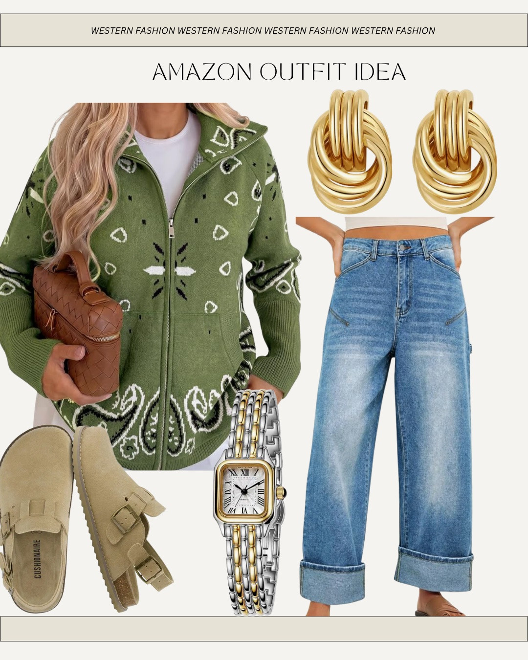 Fall Amazon outfit idea - western sweater cardigan

#LTKdayinmylife #LTKootd #LTKgrwm