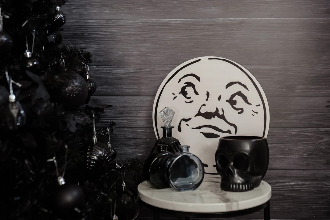 Vintage Man in the Moon Rustic Home Decor Fall Farmhouse - Etsy | Etsy (US)