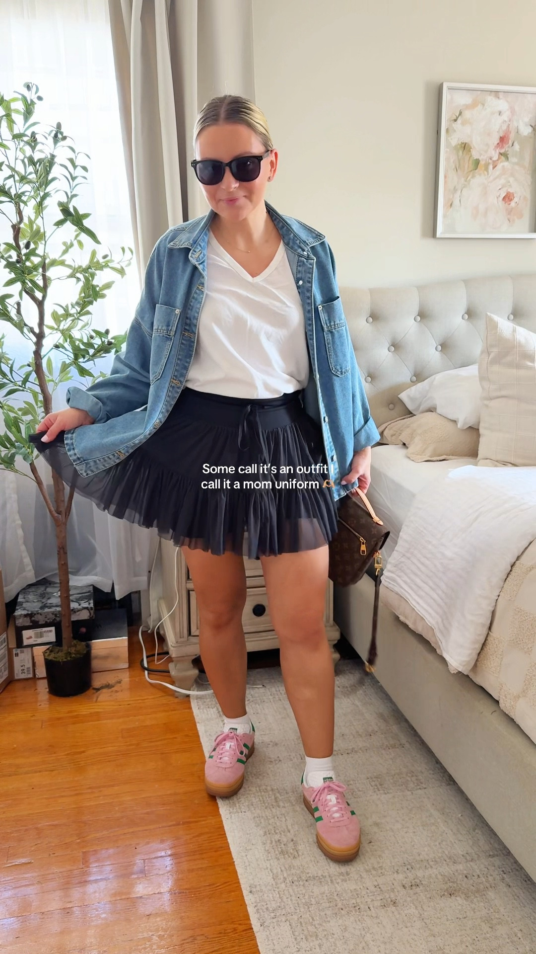 This athleisure skort is a mom essential — comfy, flowy, and perfect for pairing with sneakers or a denim jacket. Cute for errands, walks, or everyday wear.

black skort outfit, athletic skort, casual mom outfit, denim jacket outfit, athleisure skort, everyday outfit ideas, mom style essentials, casual fall outfit, tiktok shop skort



#LTKActive #LTKHoliday #LTKGiftGuide