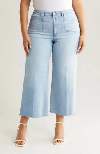 Anessa Raw Hem Wide Leg Jeans | Nordstrom