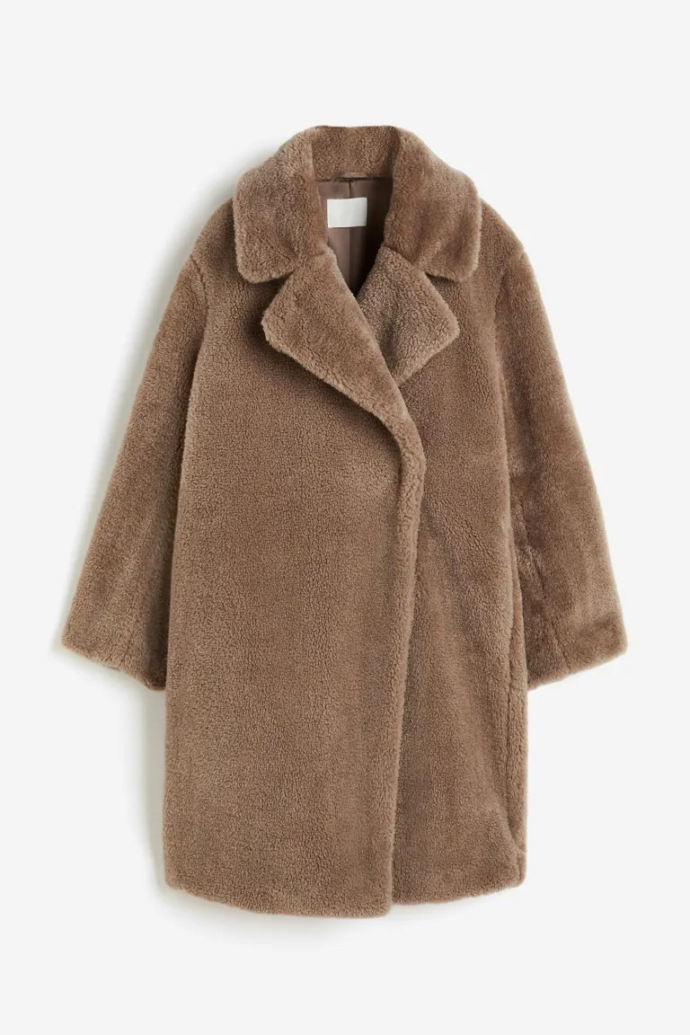 Manteau duveteux | H&M (FR, IT, ES, PT, BE)
