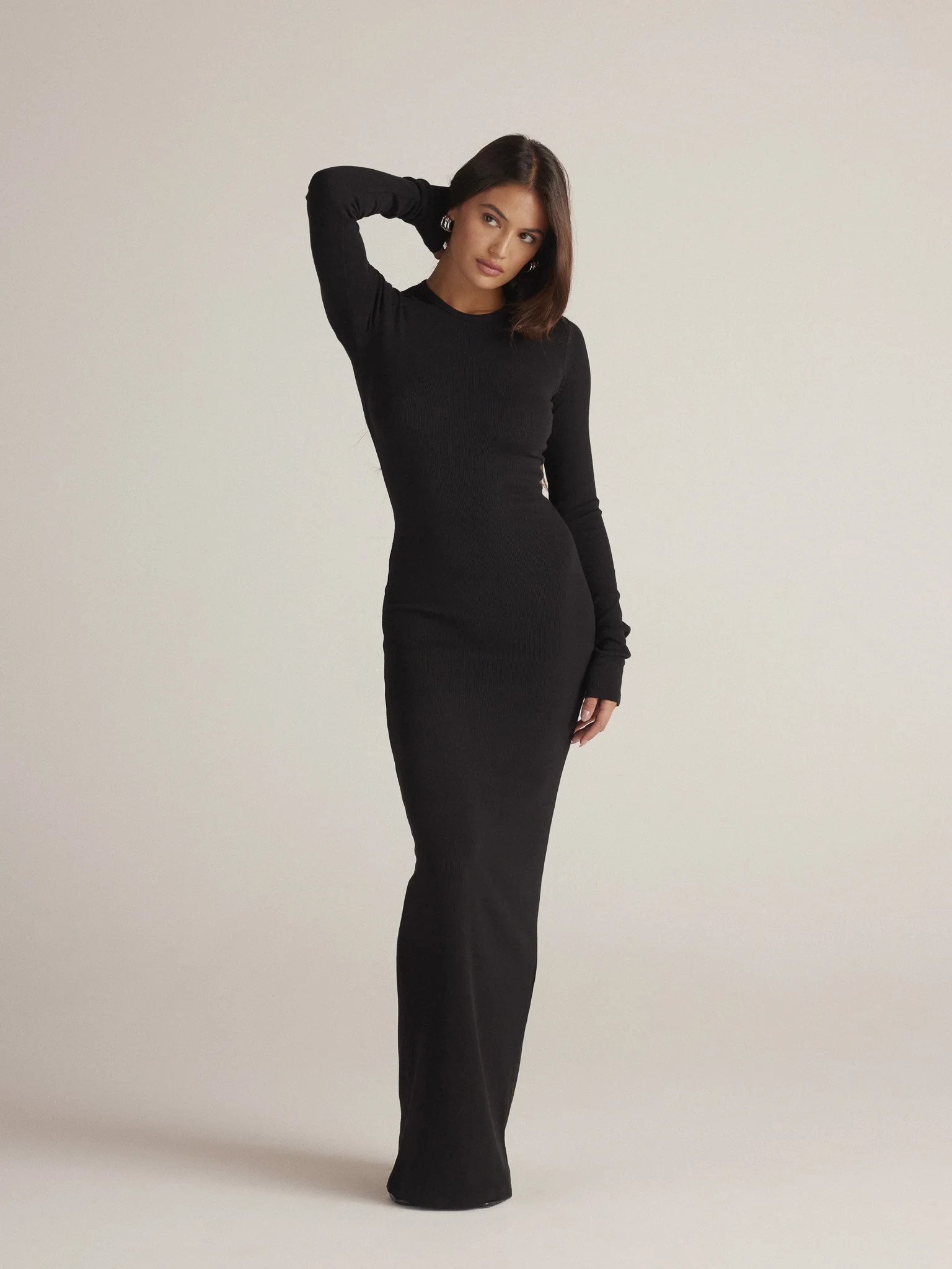 TIANA MAXI DRESS / BLACK | CLYQUE