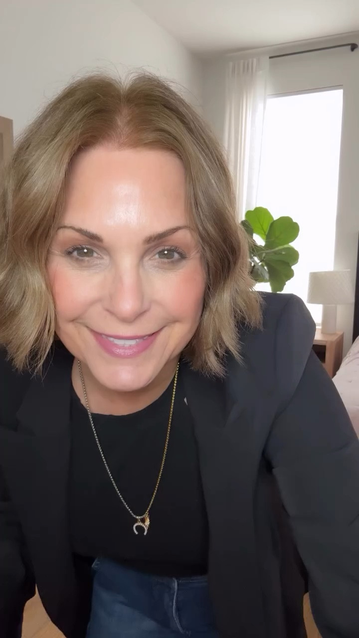 These pieces from @nydj are SO GOOD 😊 Elevated basics you’ll have in your closet for years! Linked in my stories & in my LTK shop. Comment “nydj” for the link to shop. #elevateddenim #nydj